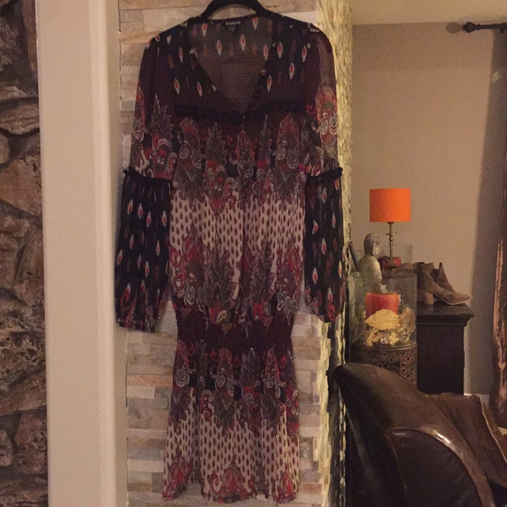 Bebe Boho Dress Size M
